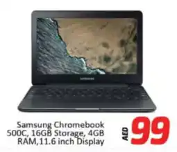 Al Madina Hypermarket Samsung Chromebook 500C, 16GB Storage, 4GB RAM, Display offer