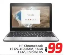 Al Madina Hypermarket HP Chromebook 11 G5, 4GB RAM, 16GB, Chrome OS offer