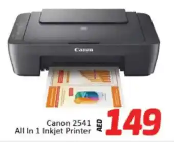 Al Madina Hypermarket Canon 2541 All In 1 Inkjet Printer offer