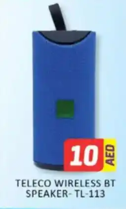 Al Madina Hypermarket Teleco wireless BT speaker-TL-113 offer