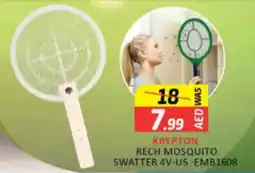 Al Madina Hypermarket Krypton rech mosquito swatter 4V-US-EMB1608 offer