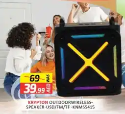Al Madina Hypermarket Krypton outdoor wireless speaker USD / FM / TF KNMS5415 offer