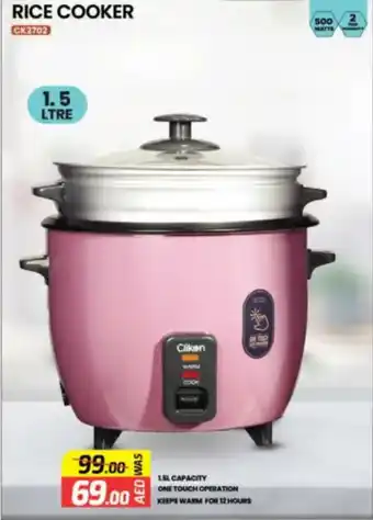 Al Madina Hypermarket Rice cooker CK2702 offer