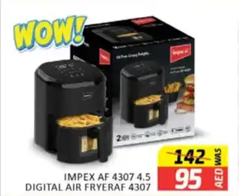 Al Madina Hypermarket Impex af 4307 4.5 digital air fryeraf 4307 offer