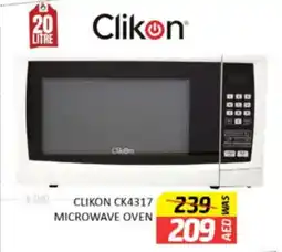 Al Madina Hypermarket Clikon CK4317 microwave oven offer