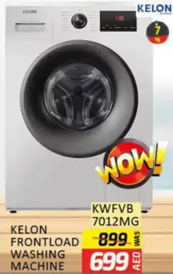 Al Madina Hypermarket Kelon frontload washing machine KWFVB 7012MG offer