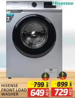 Al Madina Hypermarket Hisense front load washer offer