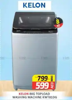 Al Madina Hypermarket Kelon topload washing machine KWT81DG offer