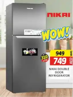 Al Madina Hypermarket Nikai double door refrigerator offer