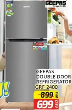 Al Madina Hypermarket Double door refrigerator GRF-2400 offer