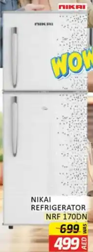 Al Madina Hypermarket Νικαι refrigerator NRF 170DN offer