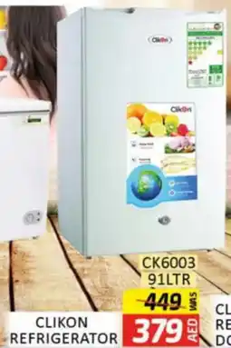Al Madina Hypermarket Clikon refrigerator CK6003 offer