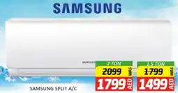 Al Madina Hypermarket Samsung split a/c offer