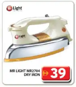 Grand Hyper Market MR. LIGHT Ironbox offer