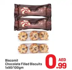 Day To Day Biscomil chocolate filled biscuits offer