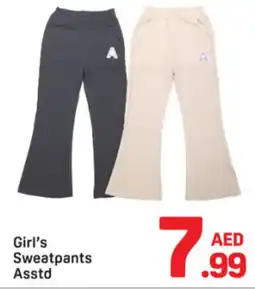Day To Day Girl's Sweatpants Asstd offer