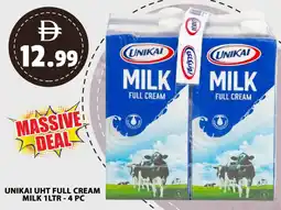 Grand Hyper Market Unikai uht full cream milk offer