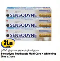 Almaya supermarket Sensodyne Toothpaste Multi Care + Whitening offer