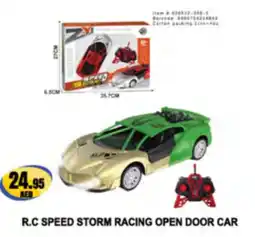 Almaya supermarket R.c speed storm racing open door car offer