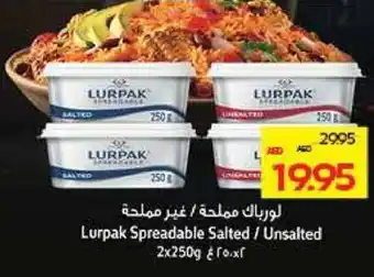Megamart Lurpak spreadable salted unsalted offer