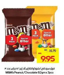 Megamart M&M's Peanut Chocolate offer