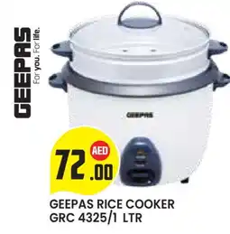 Baniyas Spike Hypermarket GEEPAS Rice Cooker offer