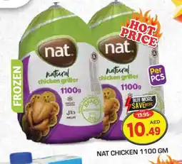 Baniyas Spike Hypermarket NAT Frozen Whole Chicken offer