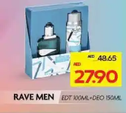 Megamart Rave men EDT offer