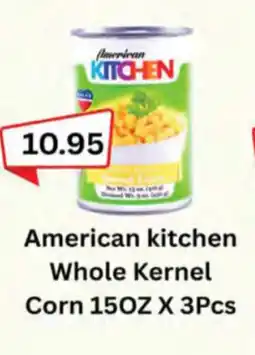Almaya supermarket American kitchen whole kernel corn offer