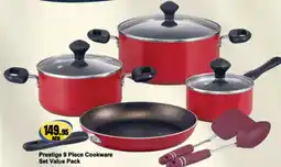 Almaya supermarket Prestige 9 Piece Cookware Set Value Pack offer