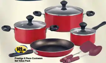 Almaya supermarket Prestige 9 Piece Cookware Set Value Pack offer