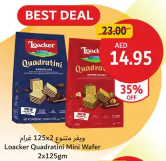 Union Coop Loacker Quadratini Mini Wafer offer