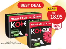 Union Coop Kotex Maxi Thick Super Assorted offer