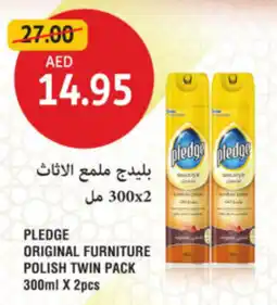 Union Coop Pledge original furniture polish twin pack offer