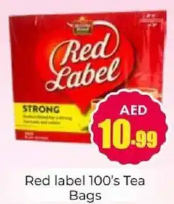 Amber Red label Tea Bags offer