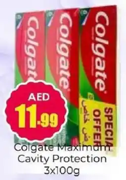 Amber Colgate Maximum Cavity Protection offer