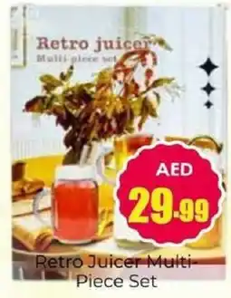 Amber Retro Juicer Multi Piece Set offer