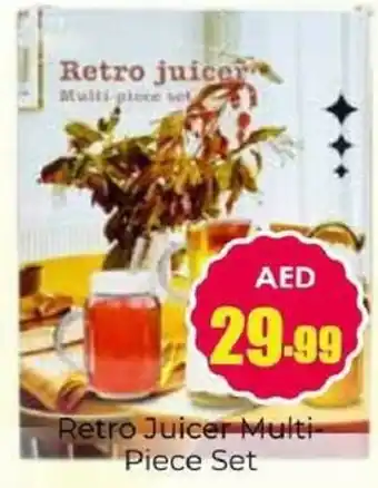 Amber Retro Juicer Multi Piece Set offer