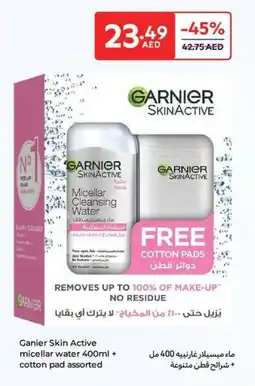 Carrefour Ganier Skin Active micellar water offer