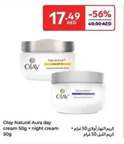 Carrefour Olay Natural Aura offer