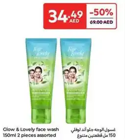Carrefour Glow & Lovely face wash assorted offer