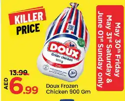 Mark & Save DOUX Frozen Whole Chicken offer