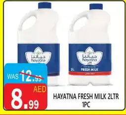 United Hypermarket HAYATNA Fresh Milk offer