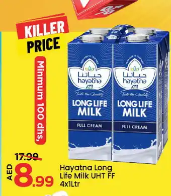 Mark & Save HAYATNA Long Life / UHT Milk offer