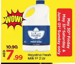 Mark & Save HAYATNA Fresh Milk offer