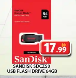 Grand Hyper Market SANDISK Flash Drive offer