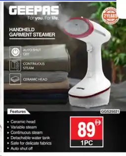 Talal Market GEEPAS Garment Steamer offer