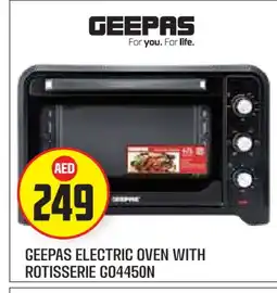 Baniyas Spike Hypermarket GEEPAS Microwave Oven offer