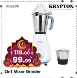 Al Madina Hypermarket KRYPTON Mixer / Grinder offer