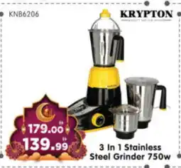 Al Madina Hypermarket KRYPTON Mixer / Grinder offer